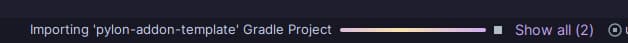 IntelliJ 正在导入附属组件模板